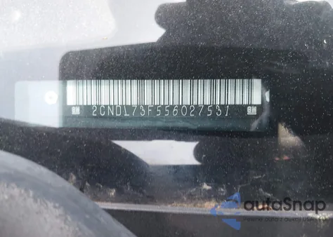 2005 Chevrolet Equinox Lt from USA, damaged, VIN 2CNDL73F556027531